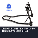 NNEMB Motorcycle Front Stand Heavy-Duty Motorbike Lift Paddock Carrier Bike Fork