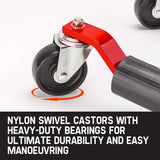 NNEMB Vehicle Positioning Jacks Hydraulic-2 x 12 Wheel Dolly Car Go Jack Pair