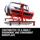 NNEMB Car Rotisserie Hydraulic Auto Body Frame Truck Boat Repair Restoration