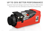 NNEMB 12V 5kW All-In-One Diesel Air Heater for Caravan Camper Trailer Van Motorhome RV-Black