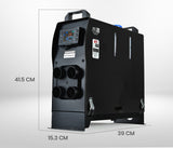 NNEMB 12V 5kW All-In-One Diesel Air Heater for Caravan Camper Trailer Van Motorhome RV-Black