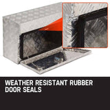 NNEMB Pair of Under Tray Ute Tool Boxes Aluminium Vehicle Box Body Toolbox