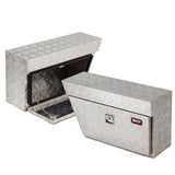 NNEMB Pair of Under Tray Ute Tool Boxes Aluminium Vehicle Box Body Toolbox