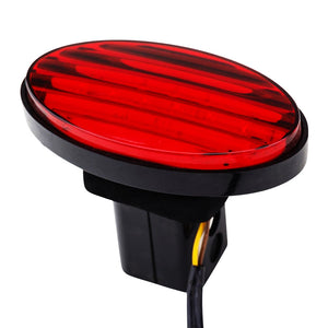 NNEMB Novelty Towbar Trailer Hitch Cover Tow-Red Oval Brake light
