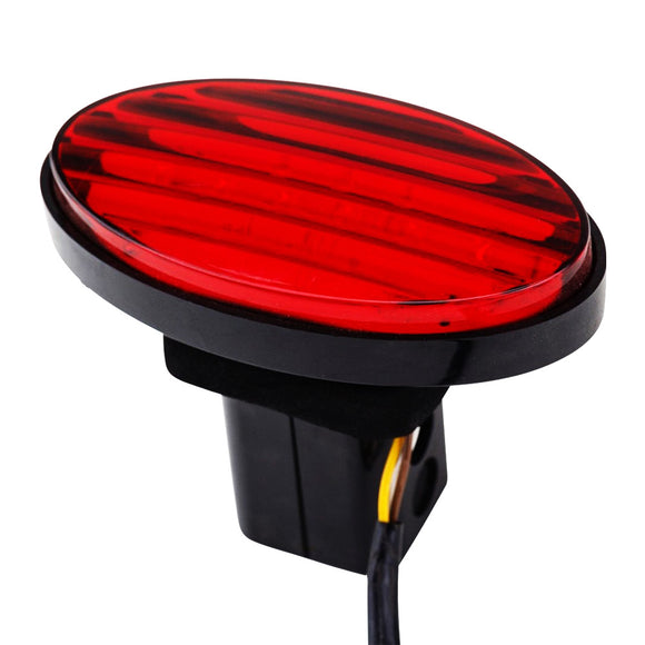 NNEMB Novelty Towbar Trailer Hitch Cover Tow-Red Oval Brake light