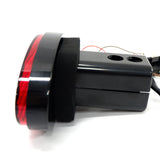 NNEMB Novelty Towbar Trailer Hitch Cover Tow-Red Oval Brake light