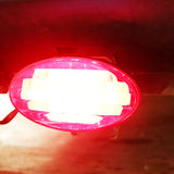 NNEMB Novelty Towbar Trailer Hitch Cover Tow-Red Oval Brake light