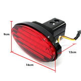 NNEMB Novelty Towbar Trailer Hitch Cover Tow-Red Oval Brake light