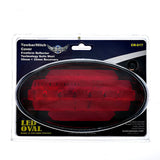 NNEMB Novelty Towbar Trailer Hitch Cover Tow-Red Oval Brake light