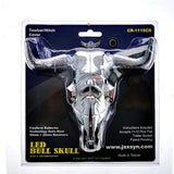 NNEMB Novelty Tow-bar / Trailer Hitch Cover-Chrome Plated Bull Skull