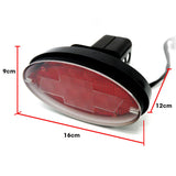 NNEMB Novelty Tow-bar / Trailer Hitch Cover-Red Oval Brake Light Chevvy logo