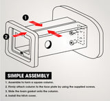 NNEMB Novelty Tow-bar / Trailer Hitch Cover-Propeller