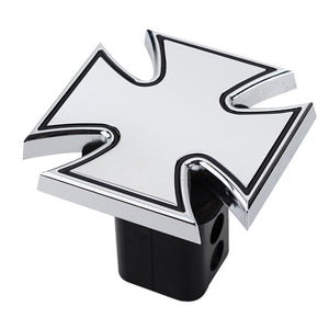 NNEMB Novelty Tow-bar / Trailer Hitch Cover-Chrome Plated Iron Cross