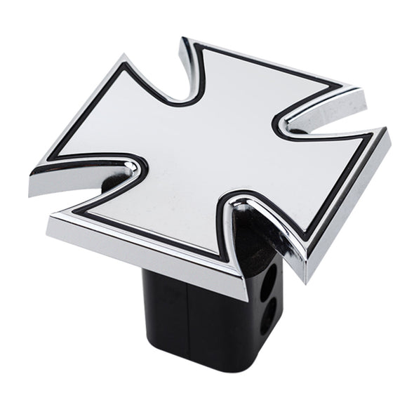 NNEMB Novelty Tow-bar / Trailer Hitch Cover-Chrome Plated Iron Cross