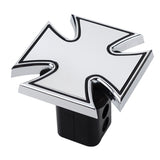 NNEMB Novelty Tow-bar / Trailer Hitch Cover-Chrome Plated Iron Cross