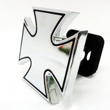 NNEMB Novelty Tow-bar / Trailer Hitch Cover-Chrome Plated Iron Cross