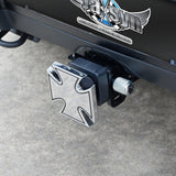 NNEMB Novelty Tow-bar / Trailer Hitch Cover-Chrome Plated Iron Cross