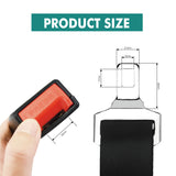 NNEDPE Heavy Duty Car Vehicle Seat Belt Extension Extender