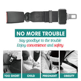 NNEDPE Heavy Duty Car Vehicle Seat Belt Extension Extender