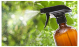 NNEDPE 4pcs Amber Glass Spray Bottles Trigger Sprayer 500ml
