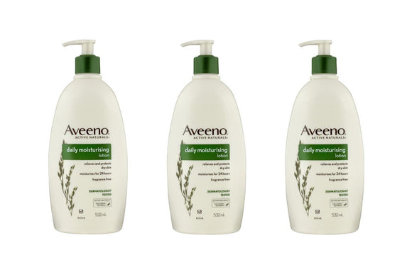 NNEKG Aveeno Daily Moisturising Lotion 532ml Pack of 3