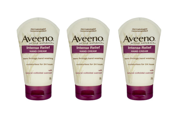 NNEKG Aveeno Intense Relief Hand Cream 100g Pack of 3