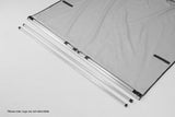 NNEDPE Wallaroo 2m x 2.5m Car Side Awning Roof Top Tent - Grey