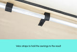 NNEDPE Wallaroo 2m x 2.5m Car Side Awning Roof Top Tent - Sand