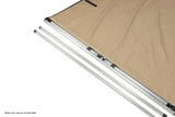 NNEDPE Wallaroo 2m x 2.5m Car Side Awning Roof Top Tent - Sand