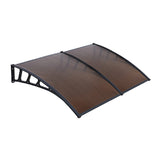 NNEDSZ Window Door Awning Door Canopy Outdoor Patio Cover Shade 1.5mx2m DIY BR