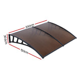 NNEDSZ Window Door Awning Door Canopy Outdoor Patio Cover Shade 1.5mx2m DIY BR