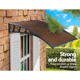 NNEDSZ Window Door Awning Door Canopy Outdoor Patio Cover Shade 1.5mx2m DIY BR