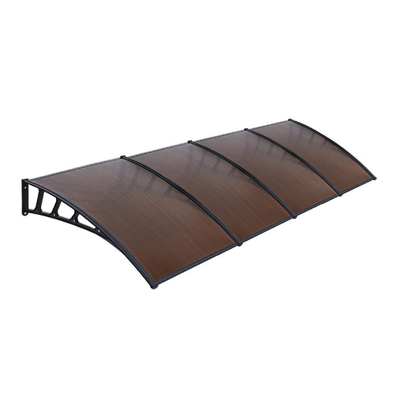 NNEDSZ Window Door Awning Door Canopy Outdoor Patio Cover Shade 1.5mx4m DIY BR