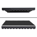 NNEDSZ Retractable Outdoor Arm Awning 2.5 x 2M - Grey
