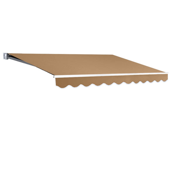 NNEDSZ 3M x 2.5M Outdoor Folding Arm Awning - Beige
