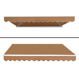 NNEDSZ 3M x 2.5M Outdoor Folding Arm Awning - Beige