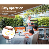 NNEDSZ 3M x 2.5M Outdoor Folding Arm Awning - Beige