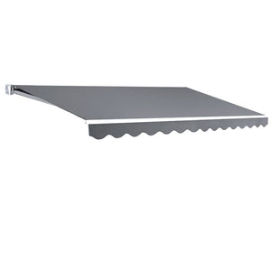NNEDSZ 4M x 2.5M Outdoor Folding Arm Awning - Pegru