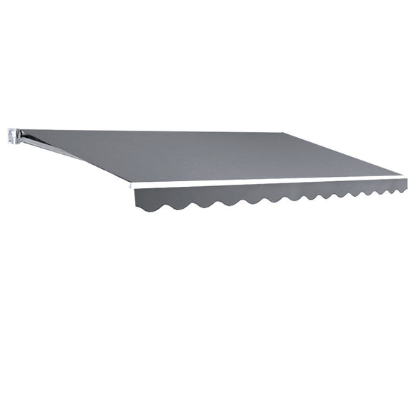 NNEDSZ 4M x 2.5M Outdoor Folding Arm Awning - Pegru
