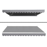 NNEDSZ 4M x 2.5M Outdoor Folding Arm Awning - Pegru