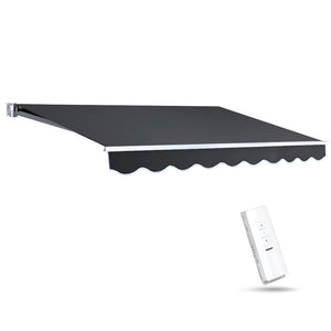 NNEDSZ 2.5x2m Folding Arm Awning - Grey