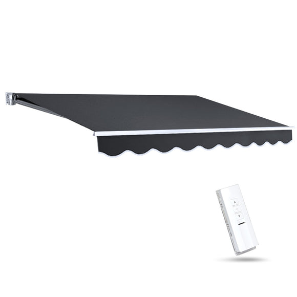NNEDSZ 2.5x2m Folding Arm Awning - Grey