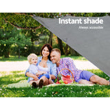 NNEDSZ Caravan Privacy Screens 1.95m Roll Out Awning End Wall Side Sun Shade