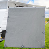 NNEDSZ Top Caravan Privacy Screen 2.1 x 1.8M Sun Shade End Wall Roll Out Awning