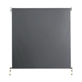 NNEDSZ of 2 Instahut Outdoor Blinds Roll Down Awning Straight Drop Patio 1.8X2.5M