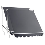 NNEDSZ of 2 Instahut Fixed Pivot Arm Window Awning Patio Outdoor Blinds 1.5X2.1M