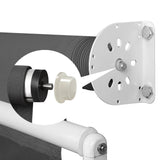 NNEDSZ of 2 Instahut Fixed Pivot Arm Window Awning Patio Outdoor Blinds 2.1X2.1M