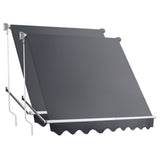 NNEDSZ of 2 Instahut Fixed Pivot Arm Window Awning Outdoor Blinds 2.4X2.1M