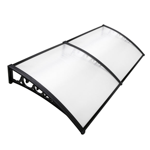 NNEDSZ 1X2.4M Window Door Awning Canopy Rain Cover Sun Shield
