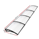 NNEDSZ Window Door Awning Door Canopy Patio UV Sun Shield 1mx4m DIY